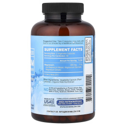 BioEmblem, тройной комплекс магния, 180 растительных капсул (150 мг в 1 капсуле)