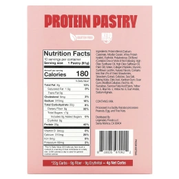 Legendary Foods, протеиновое пирожное, клубника, 10 шт. по 61 г (2,2 унции)