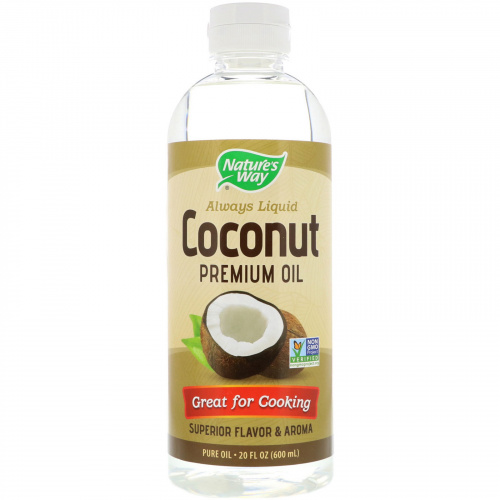 Nature's Way, Liquid Coconut Premium Oil, 20 fl oz (600 ml)