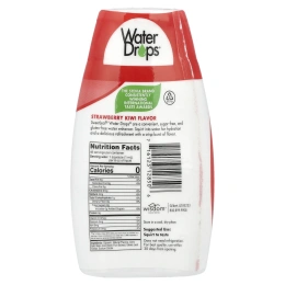 SweetLeaf Stevia, Water Drops®, вкусная стевия, усилитель воды, клубника и киви, 48 мл (1,62 жидк. Унции)