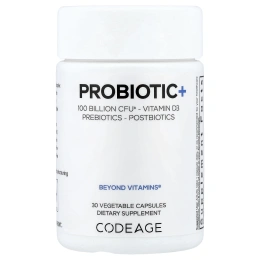 Codeage, Probiotic+, 30 растительных капсул