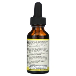 Eclectic Institute, Травы для детей, мелисса, со вкусом лимона, 1 жидкая унция (30 мл)