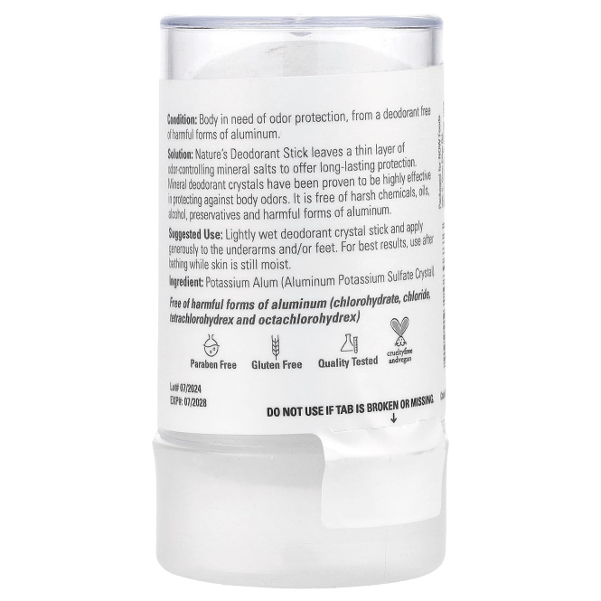 Now Foods, Натуральный дезодорант-стик, 3.5 унций (99 г)