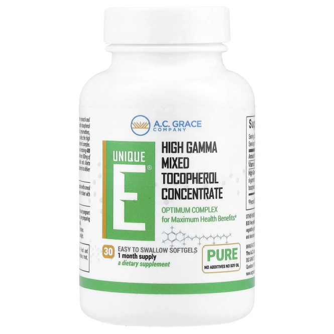 A.C. Grace Company, Unique E, 30 гелевых капсул