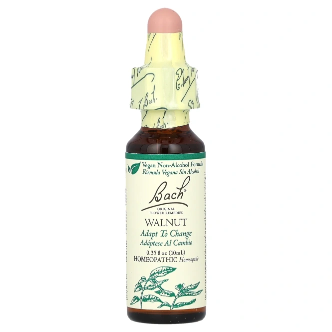 Bach, Original Flower Remedies, грецкий орех, 10 мл (0,35 жидк. унции)