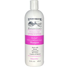 Stony Brook Botanicals, Травяной Шампунь, Без Запаха 16 жидких унции (470 мл)
