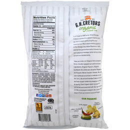 G.H. Cretors, Органический попкорн, белый чеддер Chile Jalapeno, 4,5 унц. (128 г)