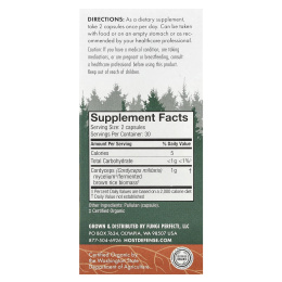 Fungi Perfecti, "Кордицепс военный для защиты организма" из серии "Грибы для защиты организма", грибной энергетик на основе кордицепса военного, 60 капсул в растительной оболочке