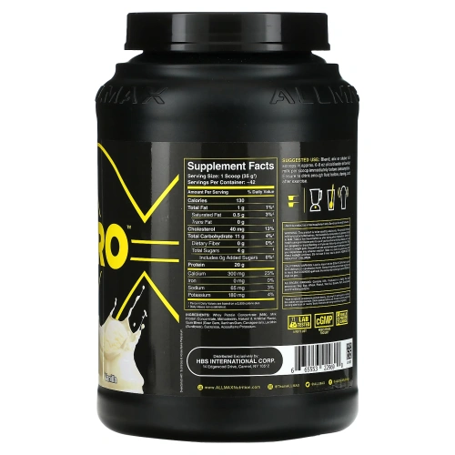ALLMAX, Sport, ALLPRO Advanced Protein, ваниль, 1453 г (3,2 фунта)