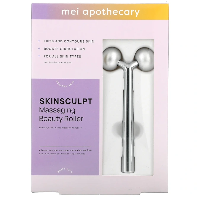 Mei Apothecary, Skinsculpt, роликовый массажер для лица, 1 шт