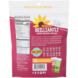 Free2B, Снеки с клюквой и семенами тыквы, темный шоколад, 4,2 унций (119 г)