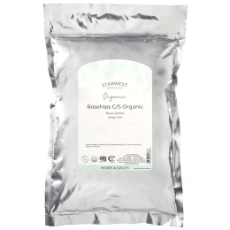 Starwest Botanicals, органический шиповник, нарезанный и просеянный, 453,6 г (1 фунт)