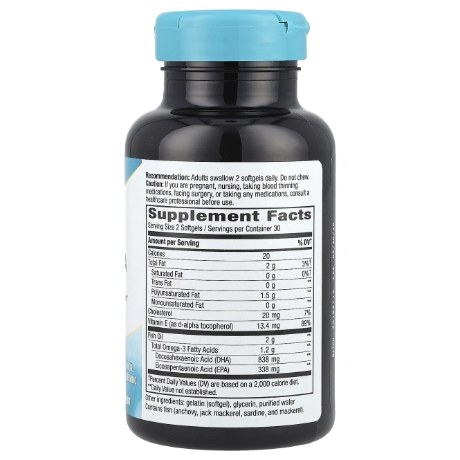 Nature's Way, EfaGold, Мега-DHA, 1000 мг, 60 капсул