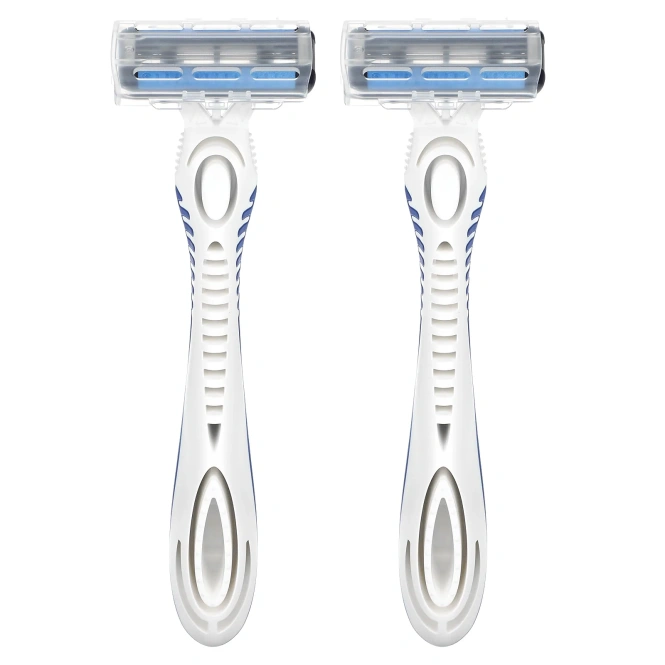 BIC, EasyRinse, одноразовые бритвенные станки для мужчин, 2 шт.