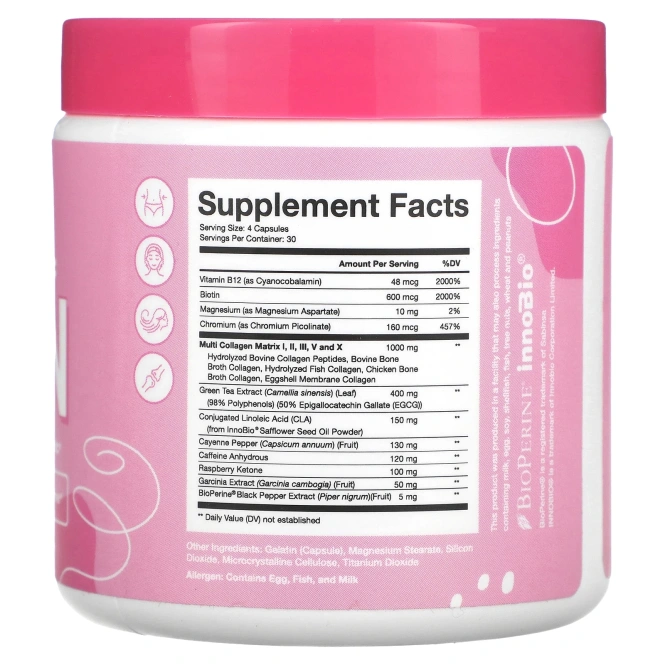 Obvi, Collagenic Burn, 120 капсул