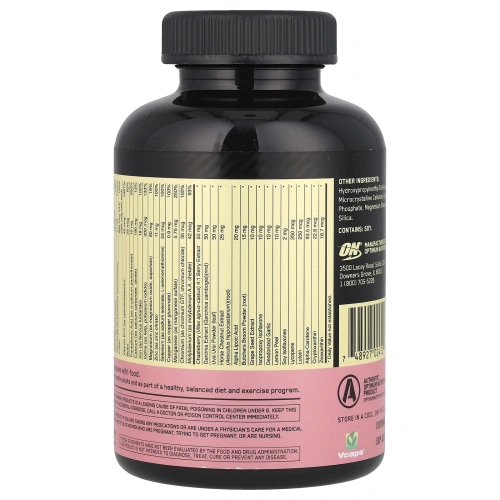 Опти Вумен Витаминный комплекс Opti-Women Optimum Nutrition, 120 капсул