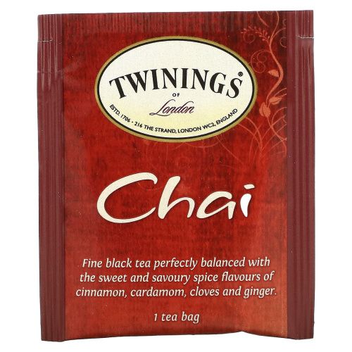 Twinings, Чай со специями, 25 чайных пакетиков, 1.76 унций (50 г)