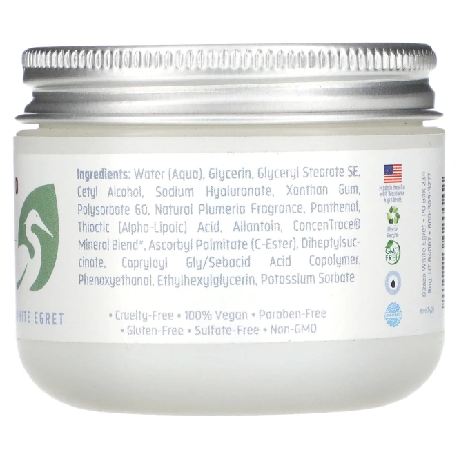 White Egret Personal Care, Гилауроновая кислота, дневная сыворотка, 2 жидкие унции (59 мл)