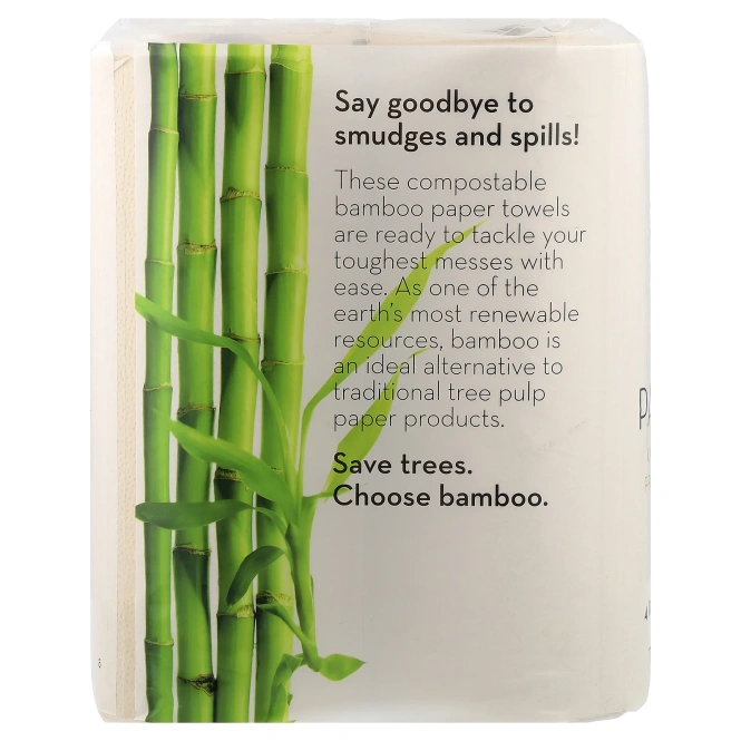 Vitacost, The Clean Collection™, Bamboo Paper Towels, 4 Rolls