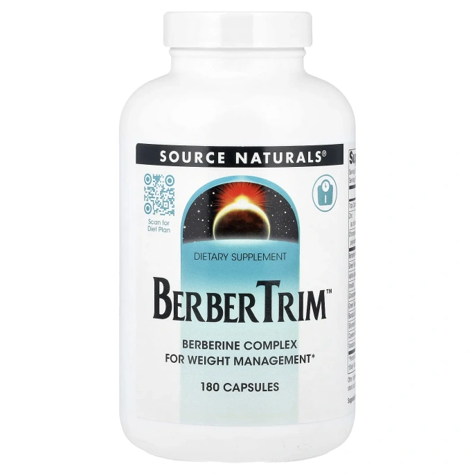 Source Naturals, BerberTrim™, 180 капсул