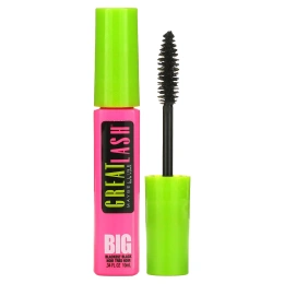 Maybelline, Тушь для ресниц Great Lash Big, оттенок 130 угольно-черный, 10 мл