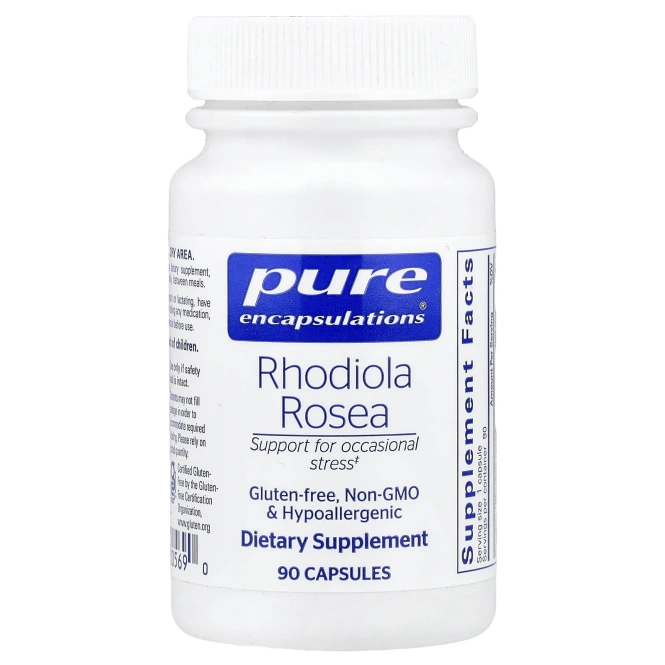 Pure Encapsulations, Rhodiola Rosea, 90 Capsules (100 mg per Capsule)