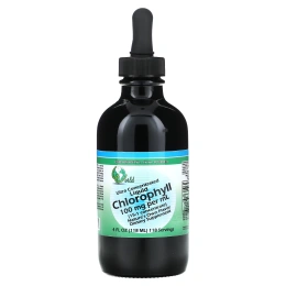 World Organic, Жидкий хлорофилл - ультраконцентрированный 100 мг 4 жидких унции