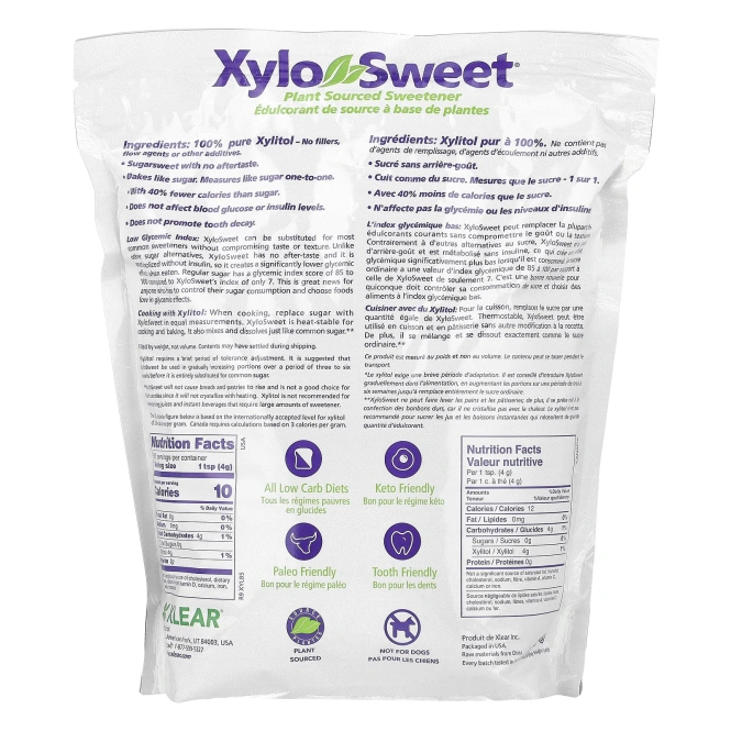 Xlear, XyloSweet®, подсластитель растительного происхождения, 2,27 кг (5 фунтов)