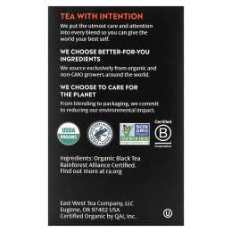 Choice Organic Teas, Black Tea, English Breakfast, 16 чайных пакетиков, 32 г (1,12 унции)