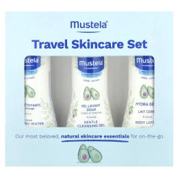 Mustela, Дорожный набор для ухода за кожей, 3 шт.