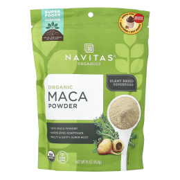 Navitas Organics, Органический, порошок маки, 16 унций (454 г)