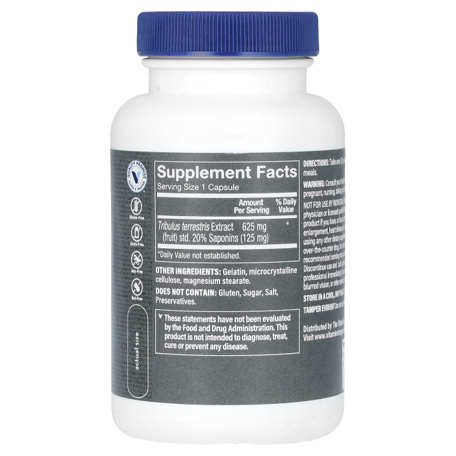 The Vitamin Shoppe, экстракт якорцев стелющихся для мужчин, 625 мг, 100 капсул