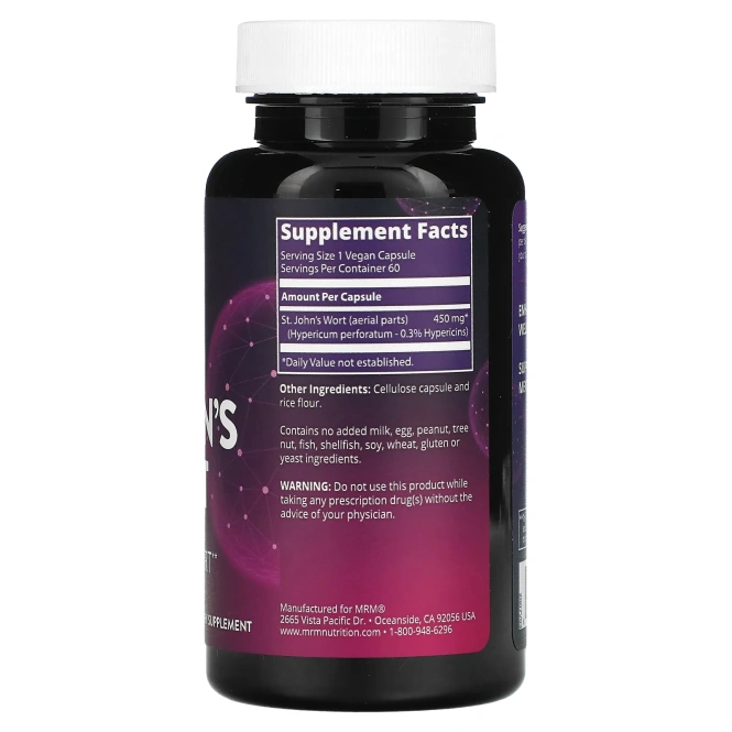MRM, Зверобой, 60 капсул в растительной оболочке