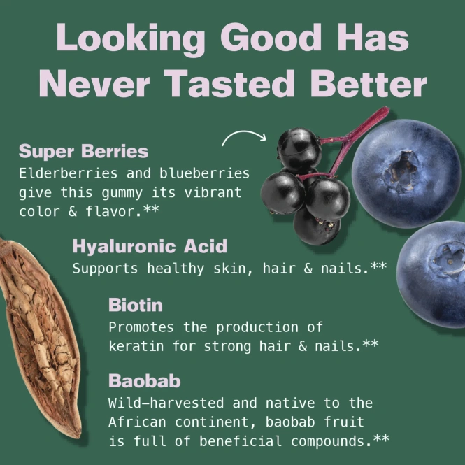 Kuli Kuli, Super Gummies, Berry Beautiful, кислые ягоды, 60 жевательных мармеладок