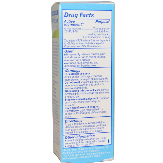 Boiron, Гель Arnicare, обезболивающий, 1,5 унции (45 г)