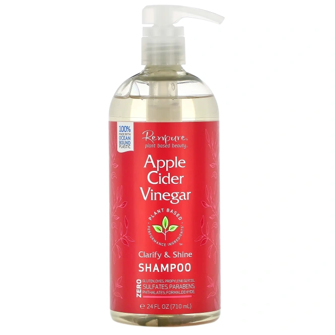Renpure, Apple Cider Vinegar Shampoo, 24 fl oz (710 ml)