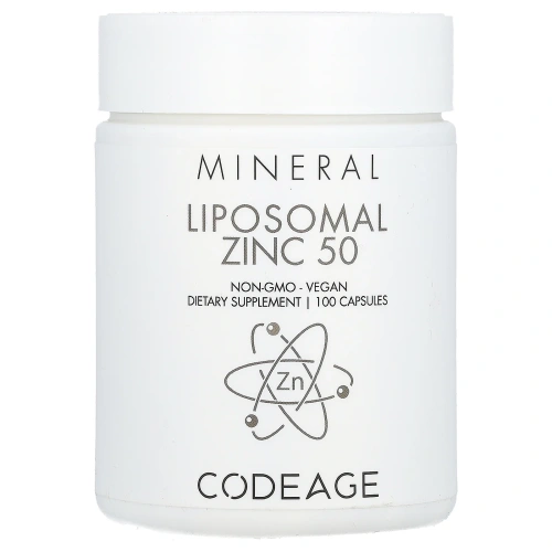 CodeAge, Liposomal, цинк 50, 100 капсул