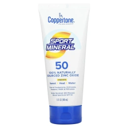 Coppertone, Sport Mineral, солнцезащитный лосьон, SPF 50, 5 жидких унций (148 мл)