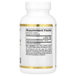California Gold Nutrition, Французский экстракт виноградных косточек, VitaFlavan, антиоксидант полифенол, 100 мг, 120 вегетарианских капсул
