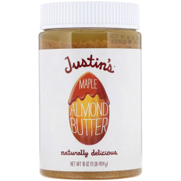Justin's Nut Butter, Миндальное масло с кленовым сиропом, 16 унций (454 г)