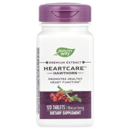 Nature's Way, "Забота о сердце", экстракт боярышника, 120 таблеток