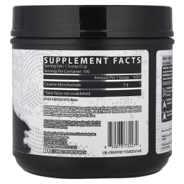 Nutrex Research, моногидрат креатина, без добавок, 500 г (17,64 унции)