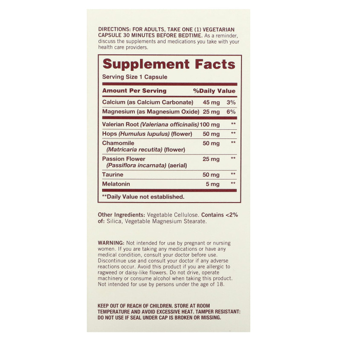 Sundown Naturals, Мелатонин для суперсна, 90 капсул