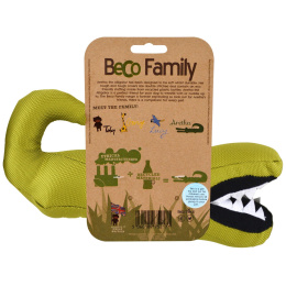 Beco Pets, The Eco-Friendly Plush Toy, For Dogs, Aretha the Alligator, 1 Toy