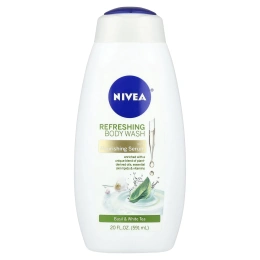 Nivea, Освежающий гель для душа, базилик и белый чай, 591 мл (20 жидк. унций)