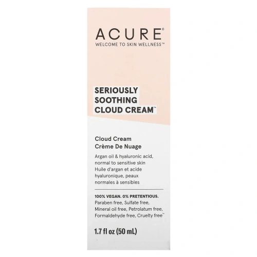 Acure, Сильно успокаивающий облакообразный крем, 50 мл