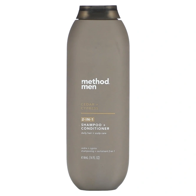 Method, Для мужчин, шампунь и кондиционер 2 в 1, кедр и кипарис, 414 мл (14 жидк. унц.)