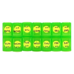 Apex, Органайзер для Таблеток на 7 Дней Утро / Вечер, 1 органайзер