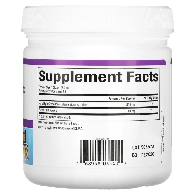 Natural Factors, Stress-Relax, нитрат магния, сухая смесь для приготовления напитка из натуральных ягод, 8,8 унций (250 г)