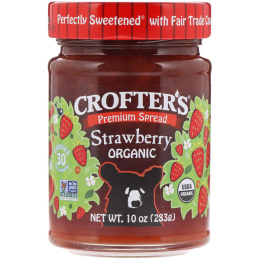 Crofter's Organic, Премиум-спред, клубника, органическая, 10 унций (283 г)